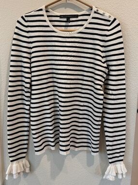 White House Black Market Striped Sweater